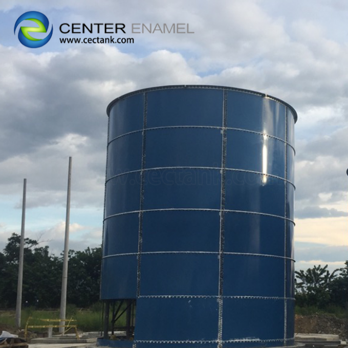 Bolted Steel Wastewater Storage Tanks for Sewage Sludge Treatment