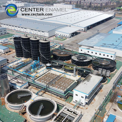 6.0Mohs Bolted Steel Tanks Storage Solution สำหรับการจัดเก็บน้ำในโรงงานอุตสาหกรรม