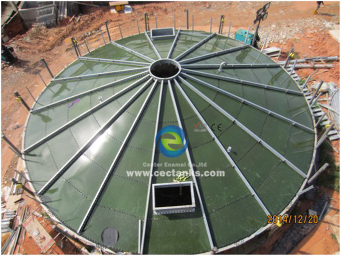 เซ็นเตอร์เอมาเมล พกพาการประกอบ Biogas อานาเอโรบิก Digester ถังสําหรับการกําจัดน้ําเสีย ISO 0