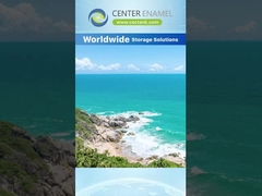 ถังน้ําเสียจากแก้วหลอมกับเหล็ก มีอายุการใช้งาน 30 ปี