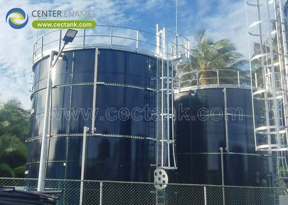 เพิ่มประสิทธิภาพและความน่าเชื่อถือ AWWA D103/EN ISO28765 ถังกระจกประสานกับเหล็กมาตรฐานสําหรับอุตสาหกรรม Bulk Solid S
