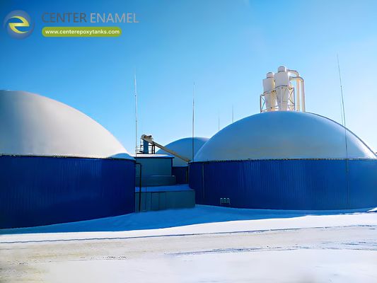 ราคาประสิทธิภาพหลังคาเปลือกคู่สําหรับโครงการ digester anaerobic ทนทาน