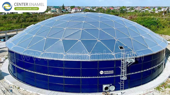 ถังเหล็กเคลือบกระจกแบบบอลท์: NSF 61 รับรองด้วยปริมาณจาก 20 ถึง 60,000 m3