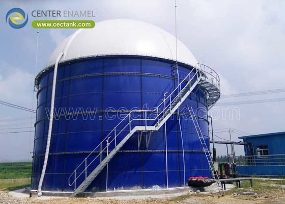 ถังย่อยอ่อนแอโรบิก Vitrum Bolted Glass-Fused-to-Steel: การแก้ไขที่ทันสมัยสําหรับการผลิตไบโอแก๊สและการบําบัดน้ําเสีย