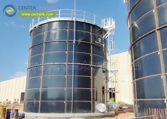 ถังกระจกหลอมเหล็กที่มีมาตรฐาน AWWA D103 / EN ISO 28765