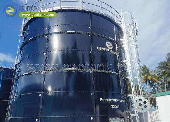 ถังเก็บน้ําอุตสาหกรรมสแตนเลสที่ขัดสนต่อการกัดกร่อนสูงสุดที่มีมาตรฐาน AWWA D103-09