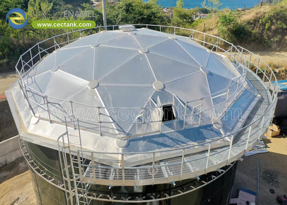 การปรับปรุงความปลอดภัยและประสิทธิภาพ: Center Enamel's Aluminium Dome Roofs สําหรับถังเก็บน้ํามันดิบของโมลโดเวีย