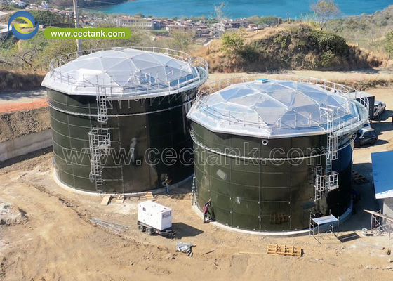 การปรับปรุงความปลอดภัยและความทนทาน: Center Enamel's Aluminum Dome Roofs สําหรับถังเก็บน้ํามันดิบของมอนเตเนโกร