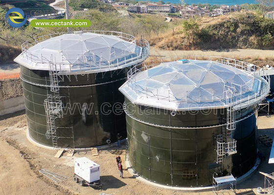 การปรับปรุงความปลอดภัยและความแข็งแรง: Center Enamel's Aluminium Dome Roofs สําหรับถังเก็บน้ํามันดิบของนอร์เวย์