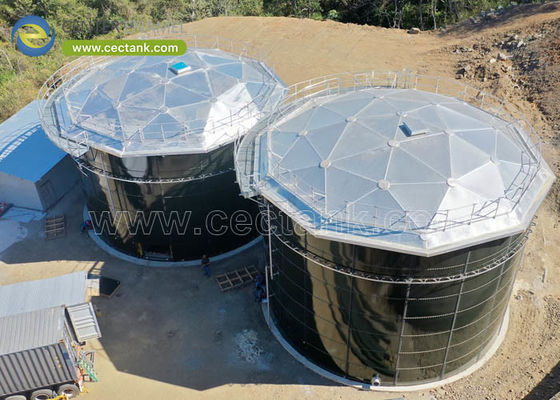 การปรับปรุงความปลอดภัยและความยั่งยืน: Center Enamel's Aluminium Dome Roofs สําหรับถังเก็บน้ํามันดิบของสหราชอาณาจักร
