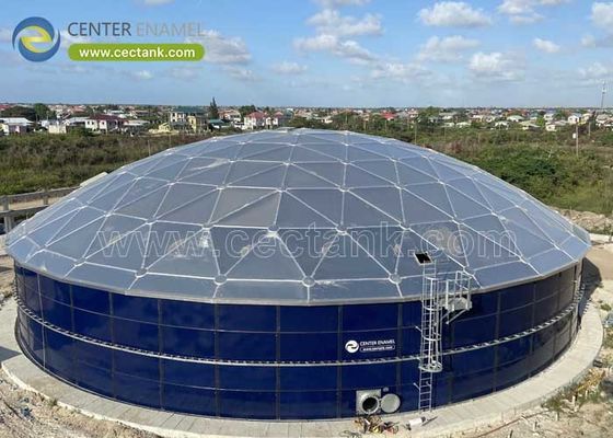 การปรับปรุงความปลอดภัยและความทนทาน: เซ็นเตอร์เอเนมัลของอะลูมิเนียม Dome หลังคาสําหรับแบนเก็บน้ํามันดิบ Angola