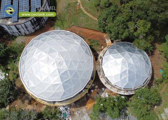 Center Enamel's Advanced Aluminum Geodesic Dome Roofs สําหรับถังเหล็กดัดเหล็ก