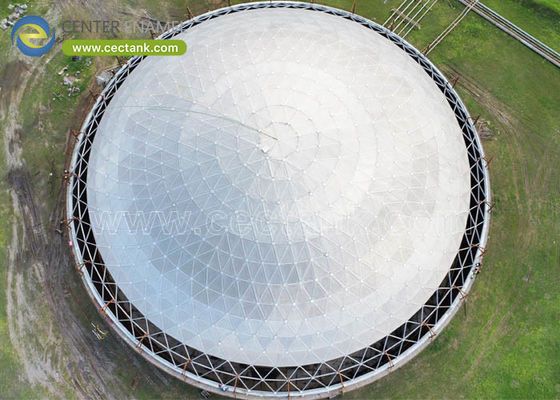เซ็นเตอร์เอเนมอลสามารถให้อาลูมิเนียม Dome หลังคาสําหรับการเจาะถังของเหลว