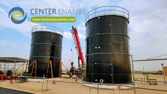 Epoxy Coated Steel Bolted Tanks for Biogas Storage: Safely Stores Produced Biogas