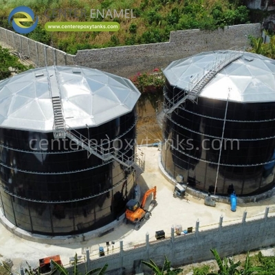 Aluminum Geodesic Dome Roof for Aquaculture Storage Tanks: Maintains Water Purity for Aquatic Life