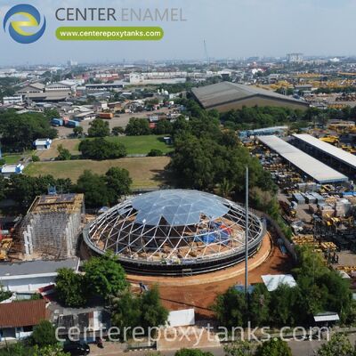 หลังคาลอยภายในสําหรับถังเก็บน้ํามันซับซ้อนจากเหล็กคาร์บอนที่ผสมผสาน: สูงสุดการป้องกันและความปลอดภัยของคลังสินค้าสําหรับการเก็บขนาดใหญ่