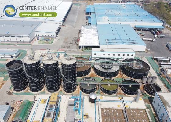 Rapid Installation Glass-Fused-to-Steel Tanks for Aquaculture Wastewater Treatment