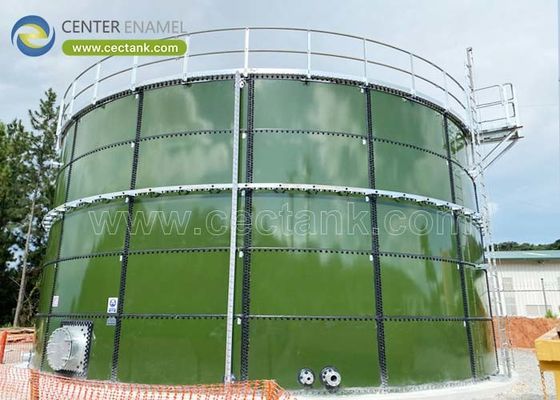 Center Enamel Glass Lined Steel Tanks for Potable Water Storage