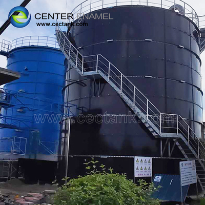 Center Enamel จัดหาถัง SBR เหล็กเคลือบแก้วสำหรับโครงการบำบัดน้ำเสีย