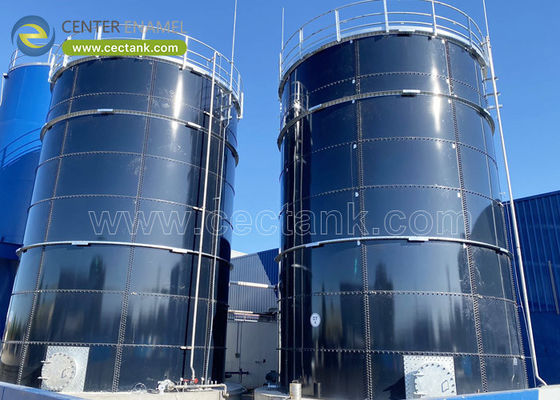 Anti Adhesion Glass Lined Steel Tank Biogas Digester Tank