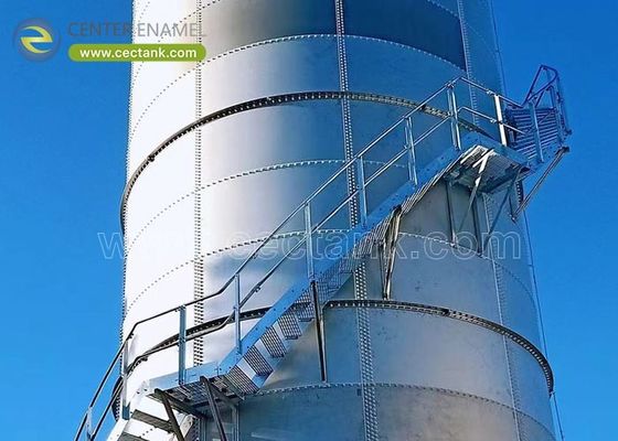 ถังน้ําดื่มเหล็กไร้สแตนเลสที่สามารถขยายได้ ออกแบบตามมาตรฐาน AWWA D103-09