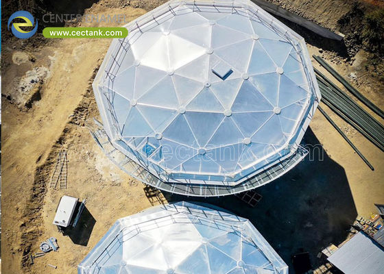 การยกระดับประสิทธิภาพและคุ้มครองสิ่งแวดล้อมศูนย์ หลังคาอาลูมิเนียม Dome ของเอมเมลสําหรับถัง Frac