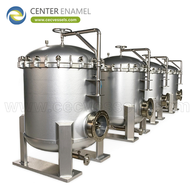 ถังแรงดันมาตรฐาน Center Enamel เพื่ออายุการใช้งานที่ยาวนาน ปลดปล่อยพลังแห่งการก่อสร้างที่ทนทานในถังแรงดันแยก