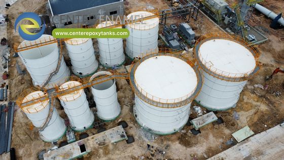 ถังเหล็กเคลือบเอโปซีที่บอลท์ไว้สําหรับเก็บน้ําเสีย: เก็บเก็บน้ําเสีย