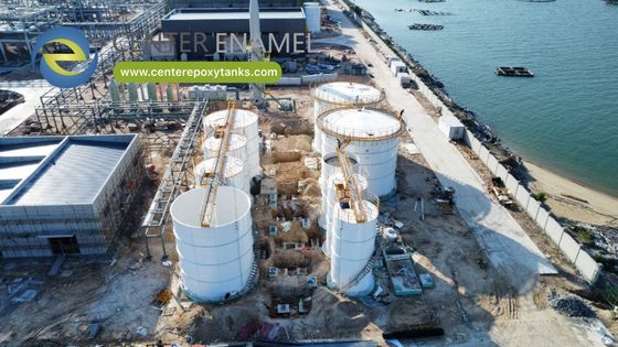 เสาเหล็กเคลือบเอโอกซี่ ถังบอลท์สําหรับขยะทางการเกษตร เครื่องย่อยน้ํามันไบโอแก๊ส: เปลี่ยนขยะทางการเกษตรเป็นพลังงานที่เกิดใหม่