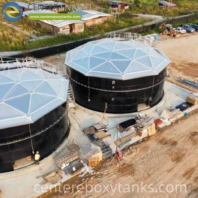 Aluminum Dome for Landfill Leachate Tanks: Provides a Strong, Durable Seal to Contain Corrosive Vapors and Prevent Rainwater Dilution
