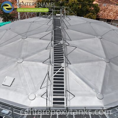 Aluminum Dome for an Effluent Sludge Storage Tank: Shields High-Solids Effluent from Weather and Reduces Odor Dispersal