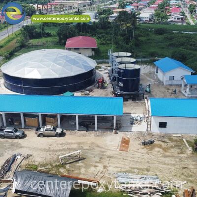 หลังคาลอยภายในสําหรับถังน้ํามันดิบผสมเหล็กปั่น: สะดวกต่อผสมที่ซับซ้อนและป้องกันการสูญเสียปลายแสง