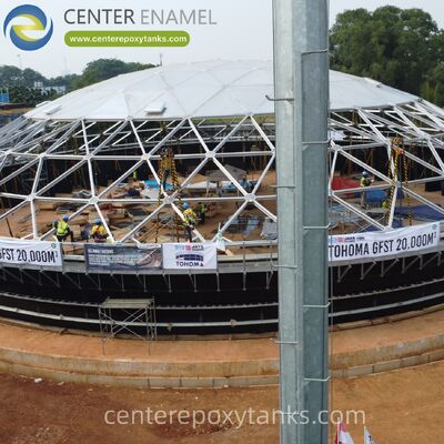 หลังคาอาลูมิเนียมโดมสําหรับถังเก็บสินค้าปิโตรเคมีจากสแตนเลสที่ผสมผสาน: ให้ความทนทานต่อการกัดกร่อนที่ดีกว่ากับควันเคมีรุนแรงและสภาพแวดล้อมอุตสาหกรรม