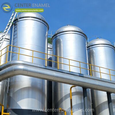 ถังเหล็กที่เชื่อมสําหรับการเก็บน้ํามันสองผนัง: ออกแบบด้วยช่องว่างระหว่างเพื่อให้การกั้นและการตรวจพบการรั่วระยะสอง