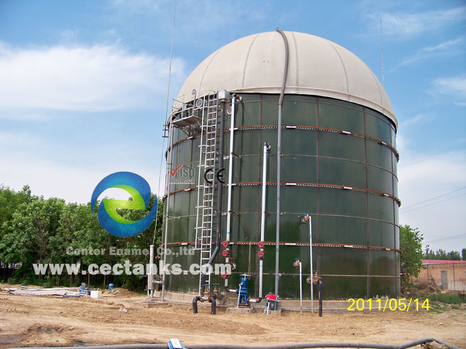 1 -4MW Biogas Power Plant EPC Turnkey BOT บริการโครงการ BTO พร้อมถังเก็บกระจกหลอมเหล็ก 1